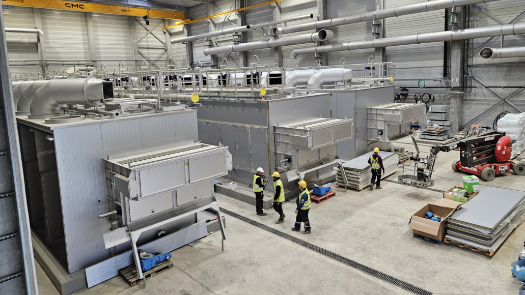 Gloednieuwe slibdroger in Beringen